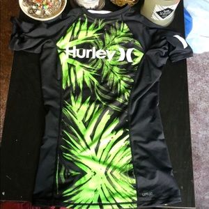 hurley rash guard shirt